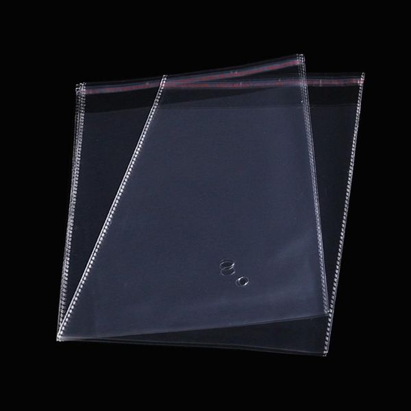 

gift wrap 100pcs transparent universal self adhesive multi functional clothes opp packaging cellophane bag storage organizer sweet