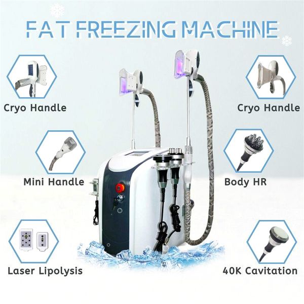 2021 kriyolipoliz yağ dondurucu taşınabilir kriyo zayıflama makinesi vakum azaltma kriyoterapi yağ donma makineleri