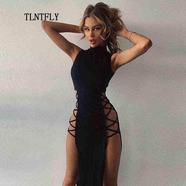 

women's party drs, bodycon summer, svels, high opening, black, 2021, Black;gray