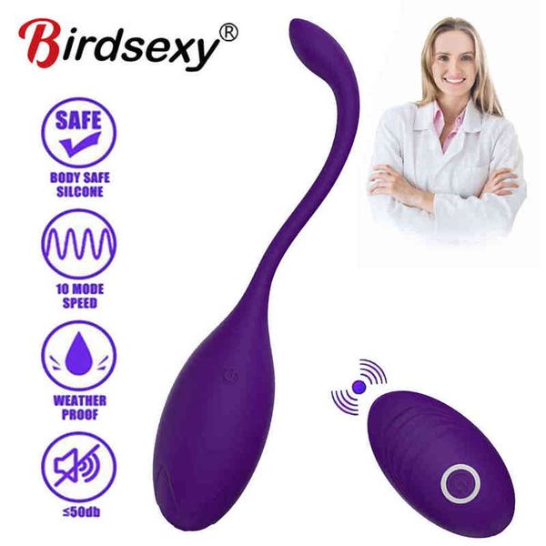 NXY Sex Vibrators Telecomando Telecomando Electric Cono Ball Esercizi Pelvic Floy Palloni Vaginali Giocattoli vibratore per le donne Vibrazione uovo masturbatore 1207