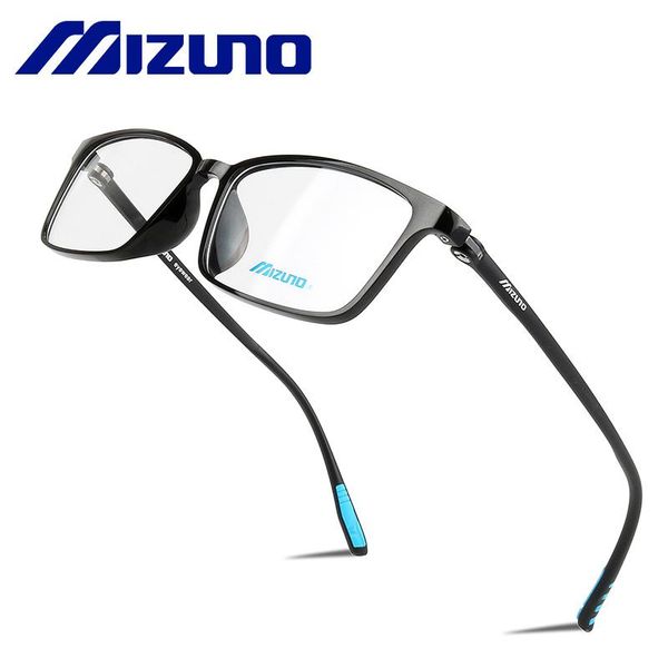 

fashion sunglasses frames mizuno men's glasses frame sports stylish spectacle double screw square eyeglasses antiskid temples for most, Black