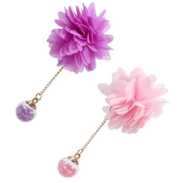 

car air freshener 2pcs perfume clip tassels flower shape diffuser for auto truck