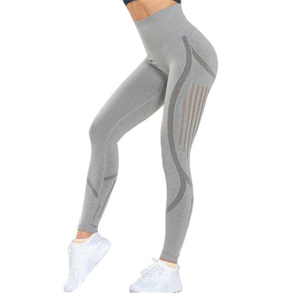 

push up breathing 2020 fashion stretch fitness women broek casual high taille workout sports leggingssale, Black