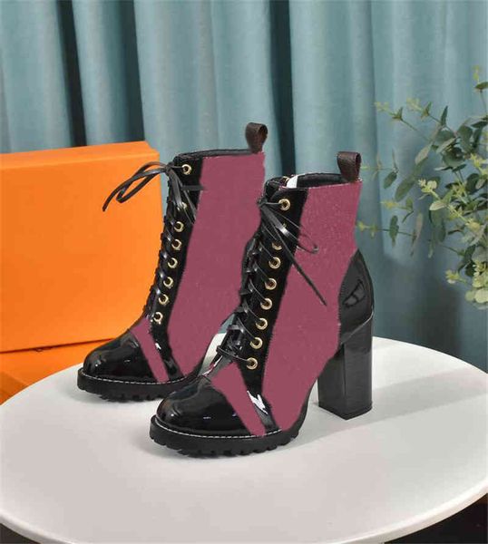 

designer boots laureate platform desert shoes chunky heel martin boot world tour deserts shoe spaceship ankle flamingos bootss with box, Black