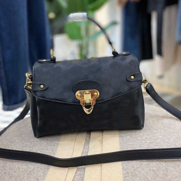 

sports messenger crossbody bags handbag purse leather metal removable shoulder strap fashion shopping tote bag real leather hardware buckle, Red;black