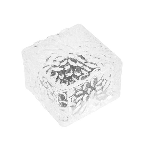 

lawn lamps acrylic imitation crystal ice flower 6led solar floor light block ornaments landscape lamp garden decoration
