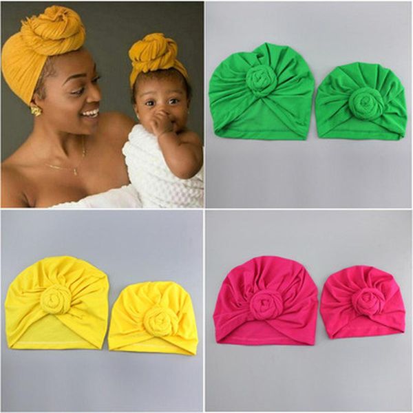 

outdoor hats 1pc turban pre-tied women's hat cap cotton headband various color, Black;white