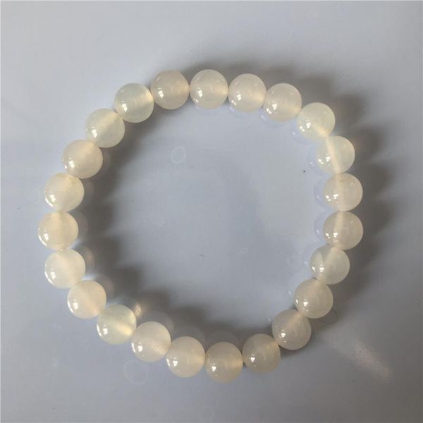 

charm bracelets white agate bracelet natural stone, Golden;silver
