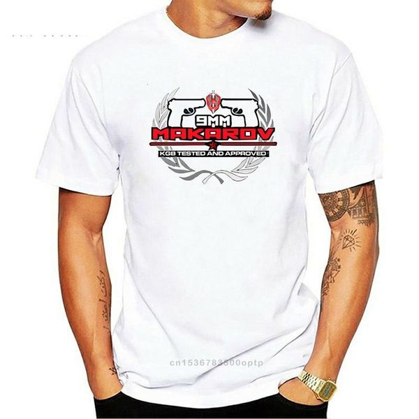 

men's t-shirts details about spetsnaz kgb tested and approved 9mm makarov pistol russian gun t-shirt, White;black