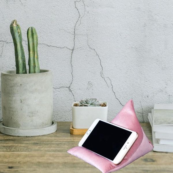 

lazy people pillow multifunction portable for lapfabrics cushion bubble beads mobile phone holder soft stand