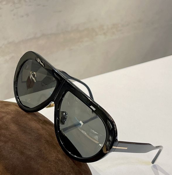 

shiny black/grey pilot sunglasses 0836 fashion large glasses for men women uv 400 eye wear with box, White;black