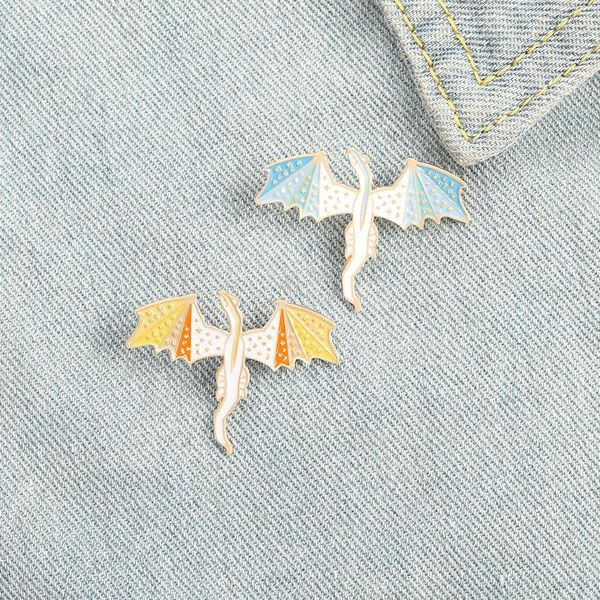 

pins, brooches and sunset dragon hard enamel pins lapel pin badge brooch, Gray