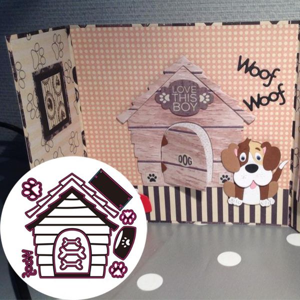 

painting supplies kitten puppy house metal cutting dies for diy scrapbooking po decorative embossing paper card crafts die cut