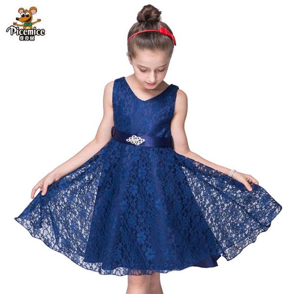 

girl's dresses girls party dress 2021 elegant girl long evening for wedding ceremony kids lace teen clothes 3-12 years, Red;yellow