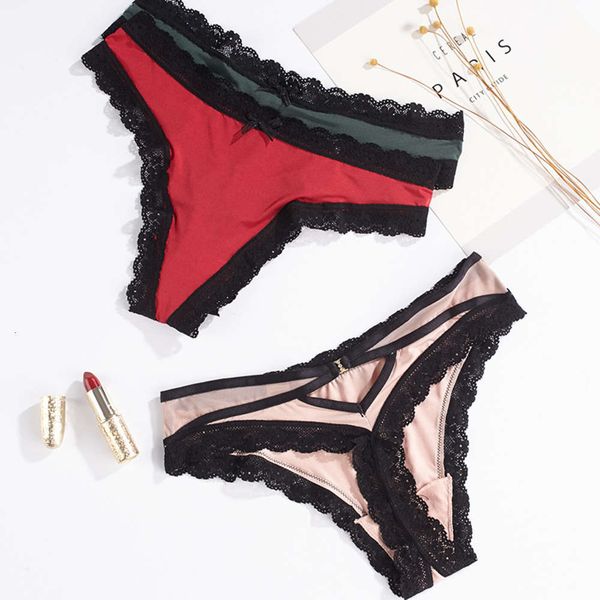

low waist women's underwear small triangle appeal pure t-shaped pants t-underwear pink, Black;white