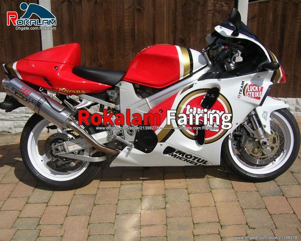 

aftermarket fairing for suzuki tl1000r tl 1000 98 99 00 01 02 03 fairings tl-1000r 1998-2003 red white body sets (injection molding)