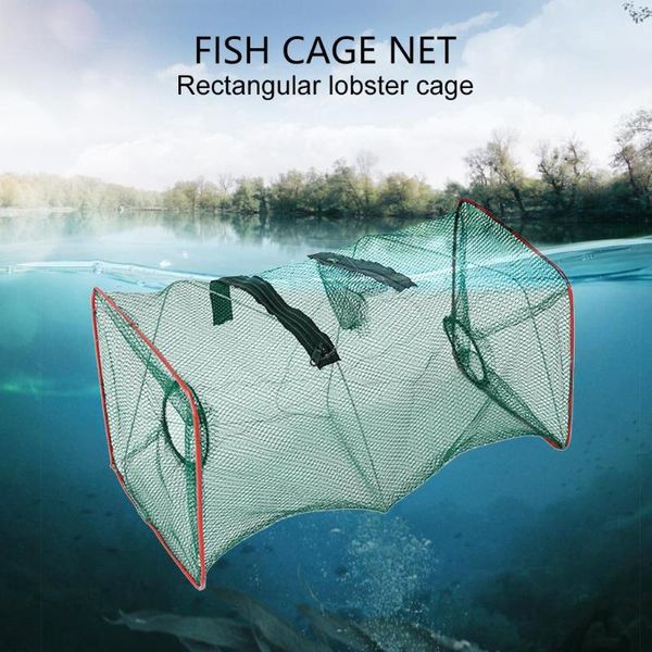 

fishing accessories net cage catcher trap for crab fish shrimp portable mesh tackle crayfish minnow