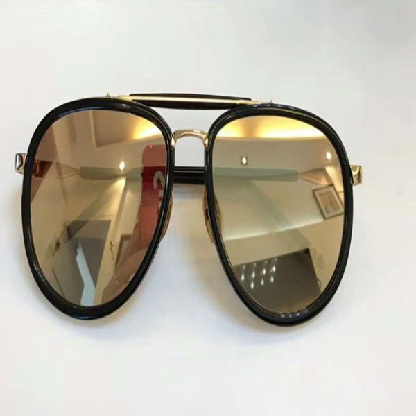 

women gradient polit numb2021 len sunglasses sunglasses stud brown black gold oversized arxim, White;black