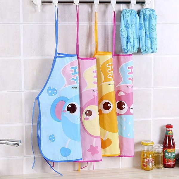 

aprons 1pcs/pack kitchen apron oil resistance cartoon shape restaurant bib comfortable full bibs dining room accessories