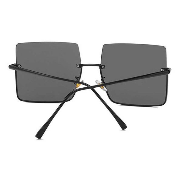 

luxury designer sunglasses yoovos 2021 women sun glasses for retro brand square metal half frame eyewear 0622, White;black