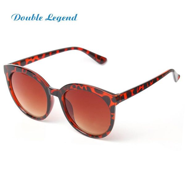 

sunglasses double legend ladies luxury brown tortoise leopard color frame sun slasses gradient cat eye lens eyewear drop, White;black