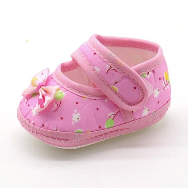 

2021 newborn infant baby bow girls soft sole prewalker warm casual flats shoes crib footwear first walkers baby schoenen