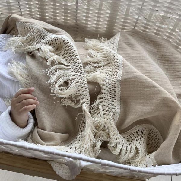 

muslin baby blankets cotton receiving blanket newborn swaddle wrap infant sleeping quilt bed cover baby accessories newborn