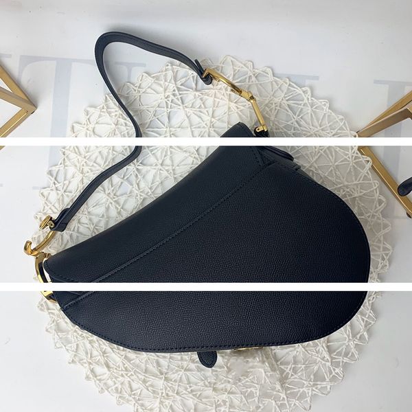 

sold handbag saddle bag genuine leather with shoulder strap purse metal pendant shoulder bags women crossbody bag cowhide handbags