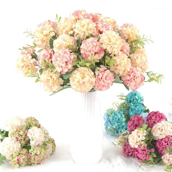 

wedding decoration bride bouquet peony artificial flowers holding hand fake living room garden home decor decorative & wreaths1