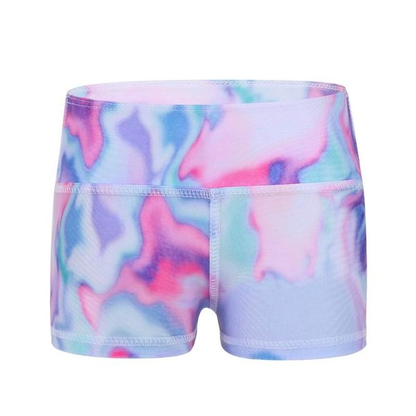 

new kids girls shorts boy-cut high waist dance shorts bottoms activewear for sports gymnastics fitness workout ballet dancewear, Black
