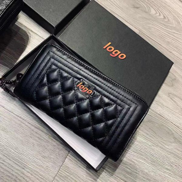 

new wallet women's mid-length women's wallet ringer large capacity, Red;black