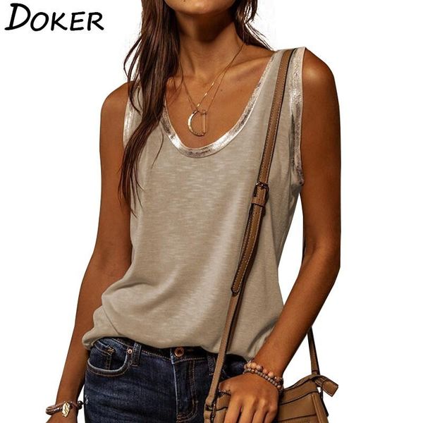 

women's t-shirt 2021 summer vintage t shirt women fashion casual streetwear v neck plus size loose tee female sleeveless tshirt, White