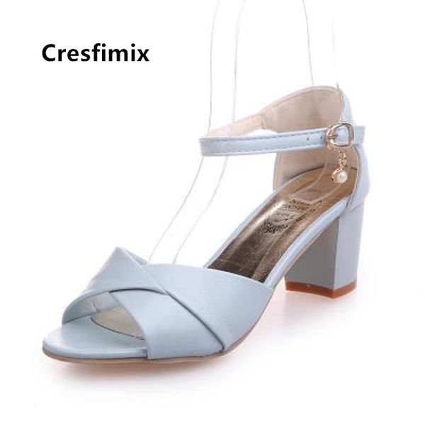 

dress shoes cresfimix women party spring & summer heel lady casual comfortable sweet silver a2898, Black
