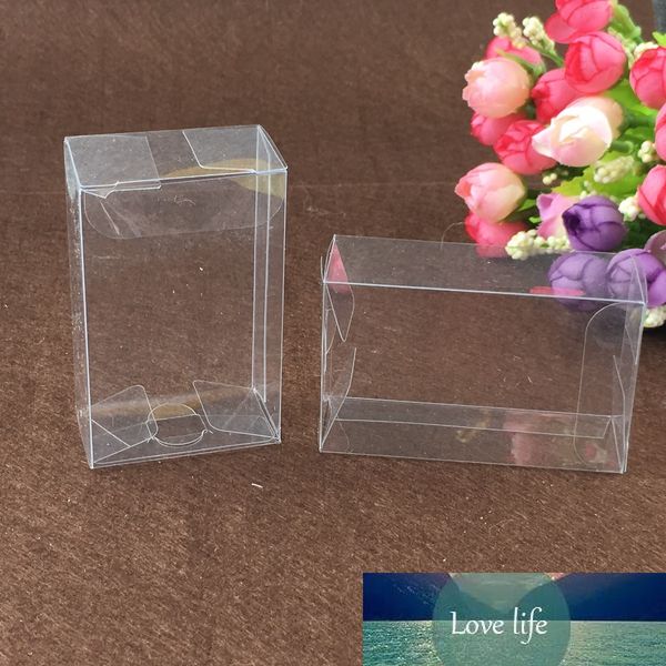 3*4*12 cm 50 stücke klar kunststoff pvc boxen schachtel transparent box für süßigkeit/hochzeit geschenk schmuck display verpackung boxen