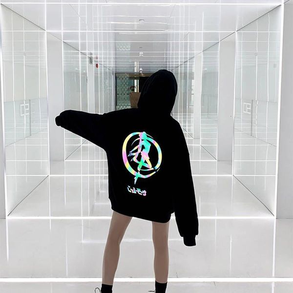 

cute sailor moon hoodie streetwear korean ulzzang kawaii cartoon sweatshirts pullovers oversized hooded streetwear hoodies girl, Black