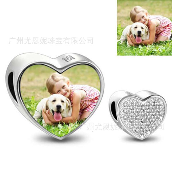 

s925 silver bracelet string beads accessories diy loose creative p big hole bead