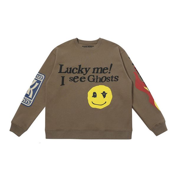 

2021 new men women hoodies pullover spring autumn casual kanye west kids see ghosts sweatshirts v967, Black