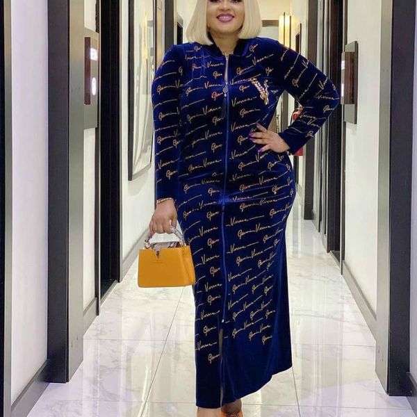 

ethnic clothing dashiki maxi dress african dresses for women 2021 plus size muslim party bazin robe boubou africain femme clothes, Red