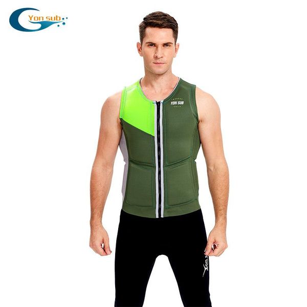 

yonsub neoprene rubber surfing kayak life jacket vest for water skiing snorkeling swimming boating life vests