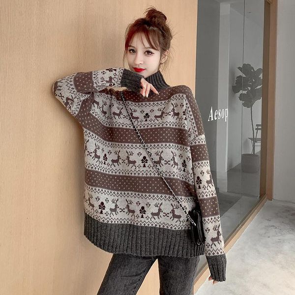 

women's sweaters pullover korean sweater women knitted for long sleeve basic plus size autumn woman knit, White;black