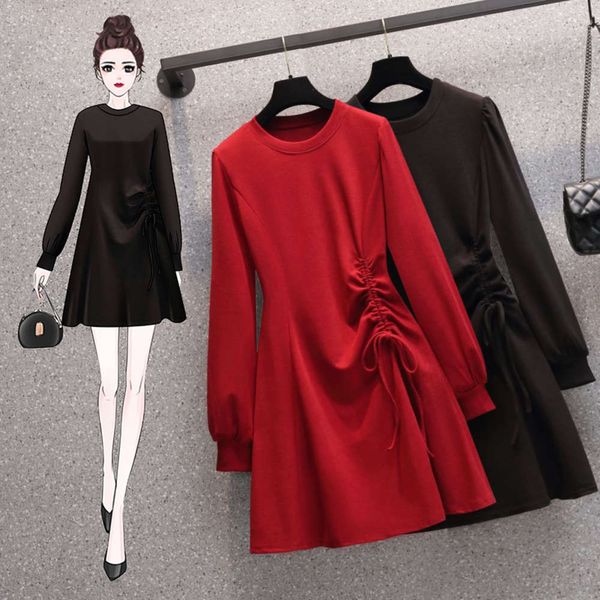 

2021 spring new large women's clothing design of fat sister, Black;gray