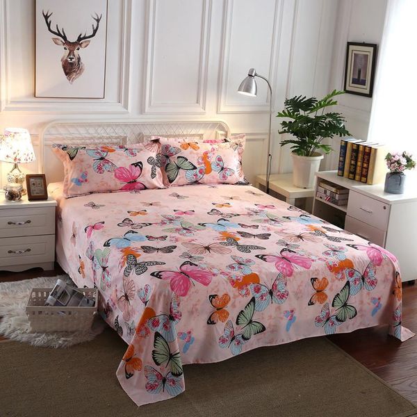 

yaapeet home textile cotton bed sheets bedsheets fitted sheet bedding linen full king queen sheets no case