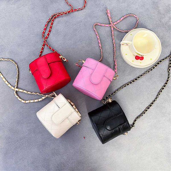 

fashion kids mini shoulder bag handbag chain crossbody youth girl princess party gift purse hand hobos bags women commute cross body messeng, Black