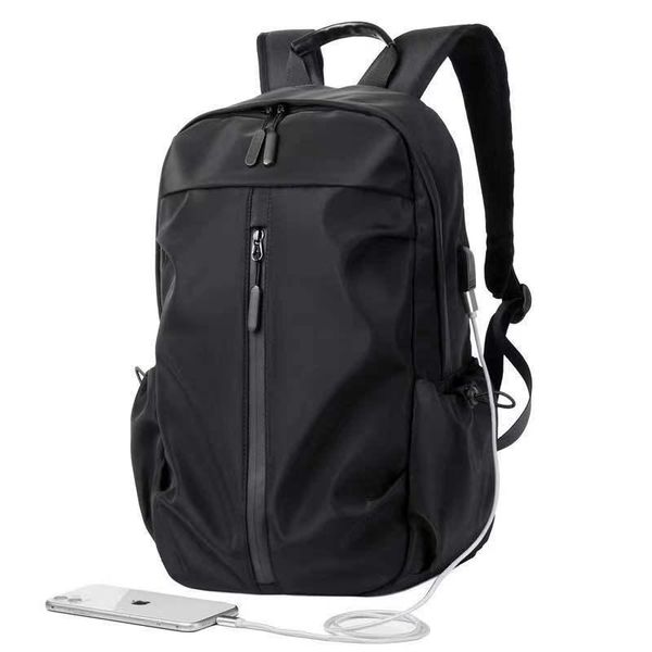 

backpack men's 15.6 -inch notebook computer water-proof oxford cloth business bag leisure travel bags rucksacks 2021