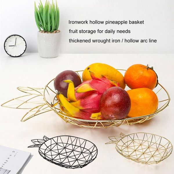 

storage bottles & jars nordic style plate living room fruit candy dish creative hollow container home kitchen deskdecorative bowl basket