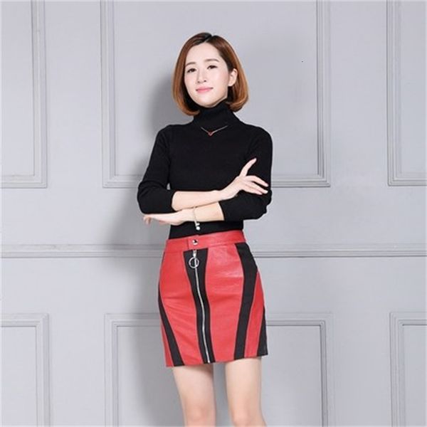 

new sheep skin skirt k88 py2i, Black