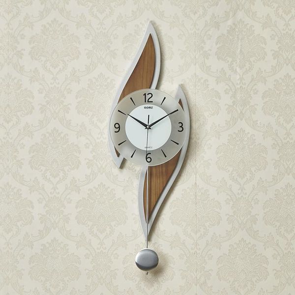 

wall clocks fashion creative clock living room modern simple nordic quiet atmosphere european-style pendulum b50