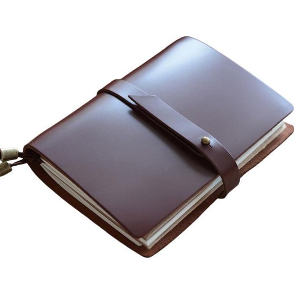 

notepads vintage leather travel journal notebook diary notepad sketchbook 28ge, Purple;pink