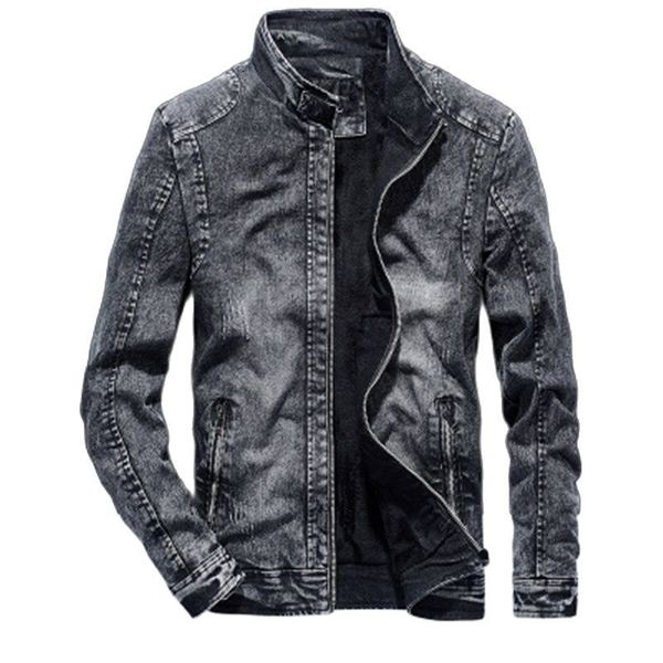 

men's jackets in addition to velvet-lined cowboy casual winter jacket men's denim thin fashion fit jeans outerwear cwxg, Black;brown