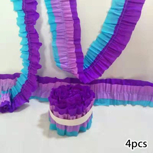 

roll crepe paper supplies retro garlands streamers ceiling decorations
